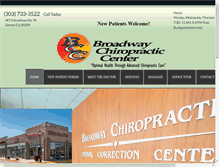 Tablet Screenshot of chiropracticcolorado.com